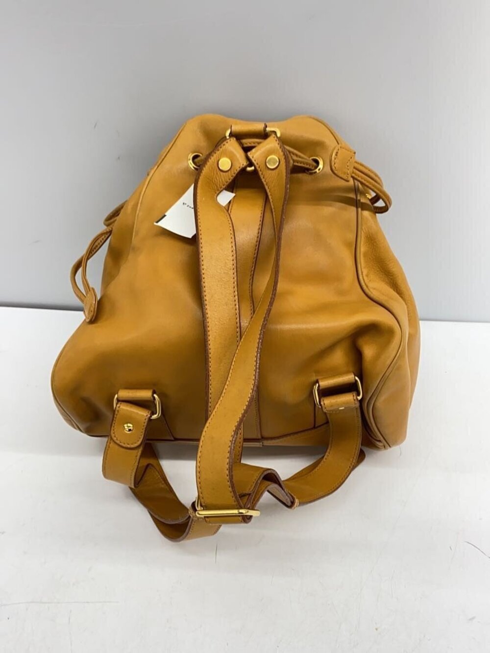 Gucci Backpack Rucksack Leather Yellow - Picture 3 of 6